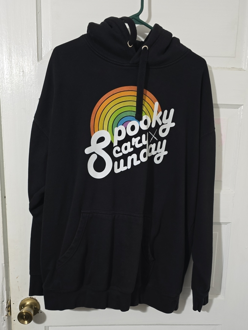 Black Graphic Hoodie